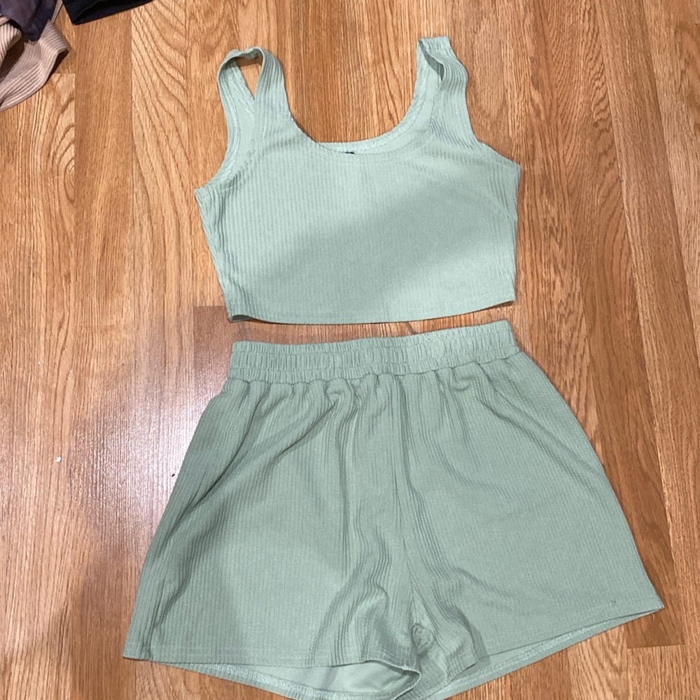 Sage Green Shein Set